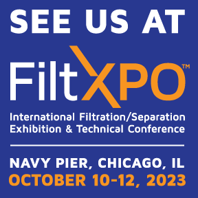 Ad for FiltXPO in Chicago, 2023